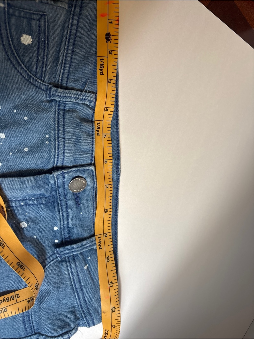 Zara Trafaluc Denim Paint Splatter Jeans - Picture 6 of 7